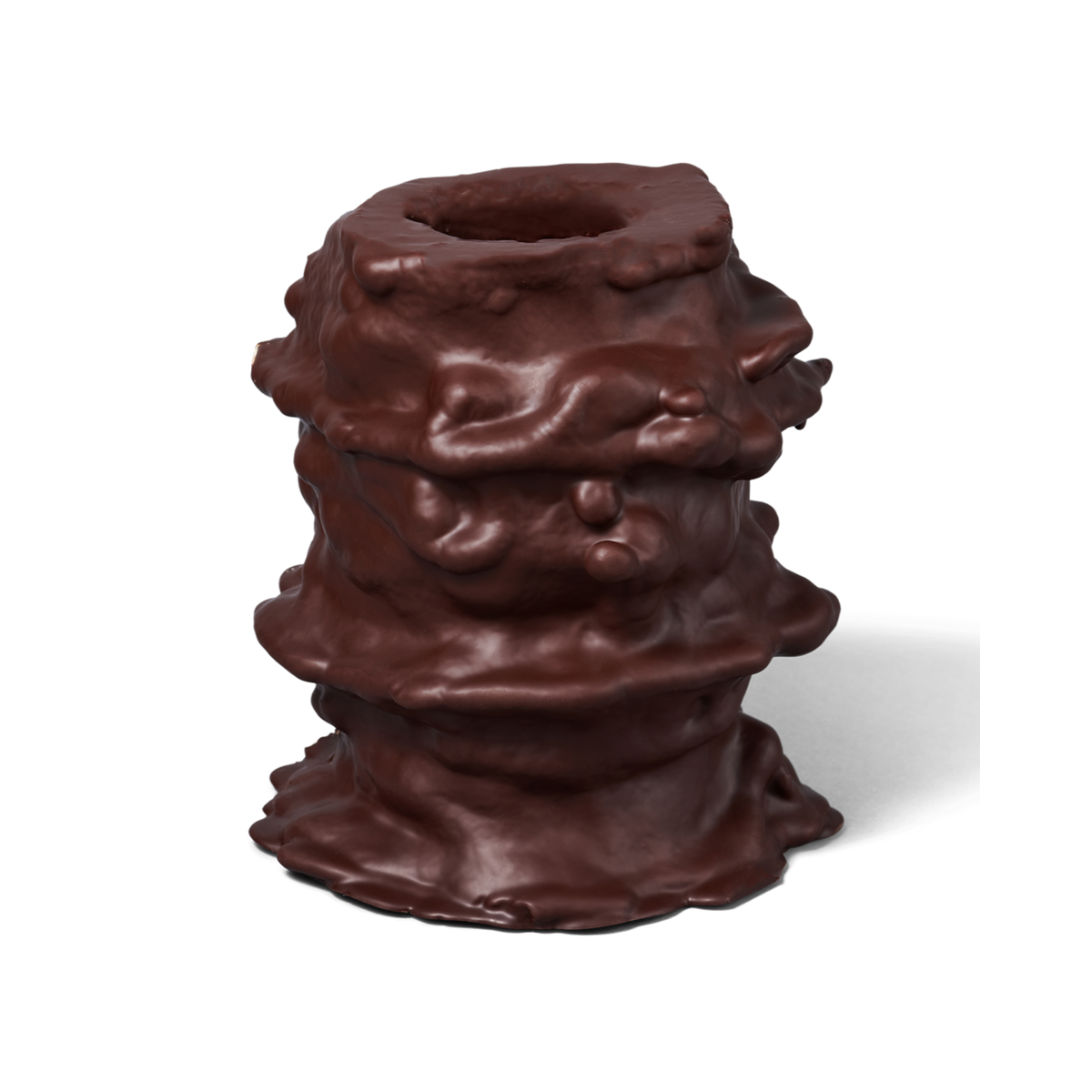 Baumkuchen with dark chocolate, 4 rings